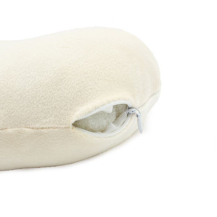 Подушка MirSon для путешествий №8749 Velvet Line 28-0004 Cream 50% Memory (2200006348344) изображение 2
