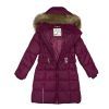 Пальто детское Huppa YACARANDA 12030030 бордовый 128 (4741468682877) изображение 4