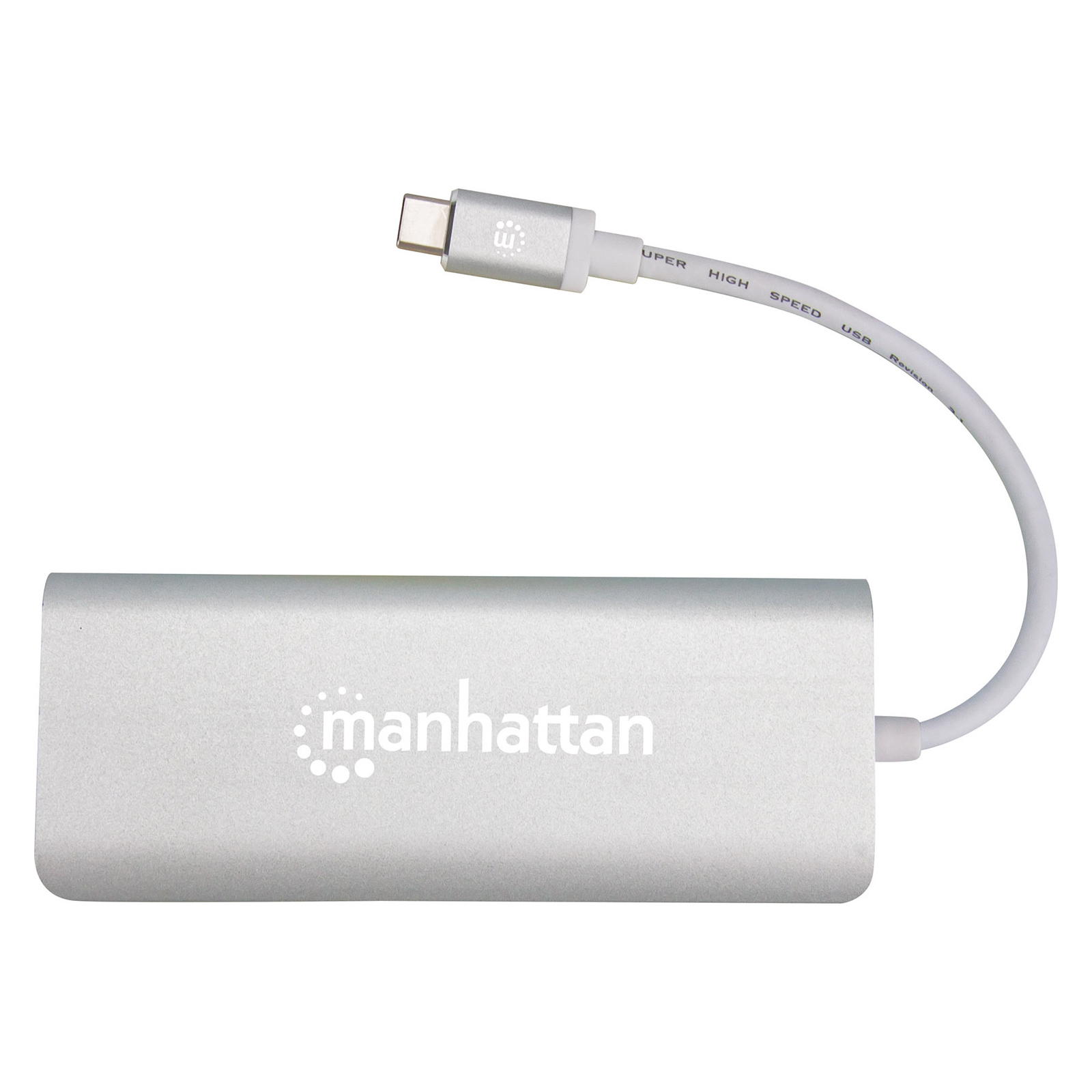 Концентратор Intracom USB3.1 Type-C to HDMI/USB 3.0x2/RJ45/SD/PD 60W Hub 7-in-1 Manhattan (152075) зображення 5