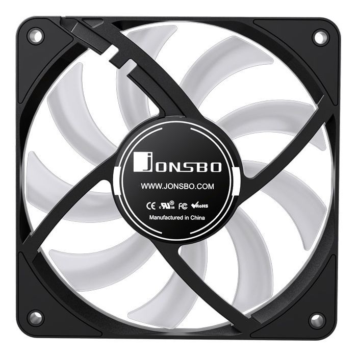 Кулер для корпуса JONSBO HF1215 Black RGB изображение 8