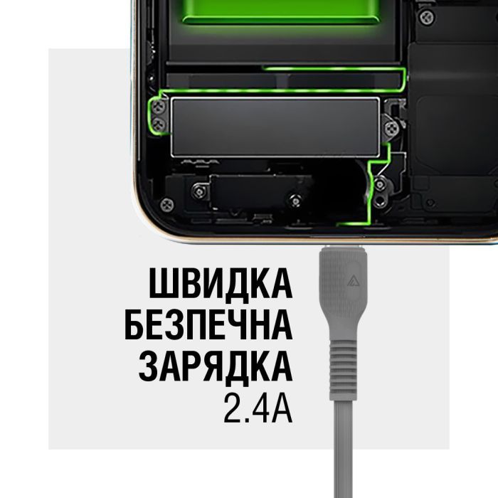 Дата кабель USB 2.0 AM to USB-C 1.2m Mint ACCLAB (1283126518256) зображення 5