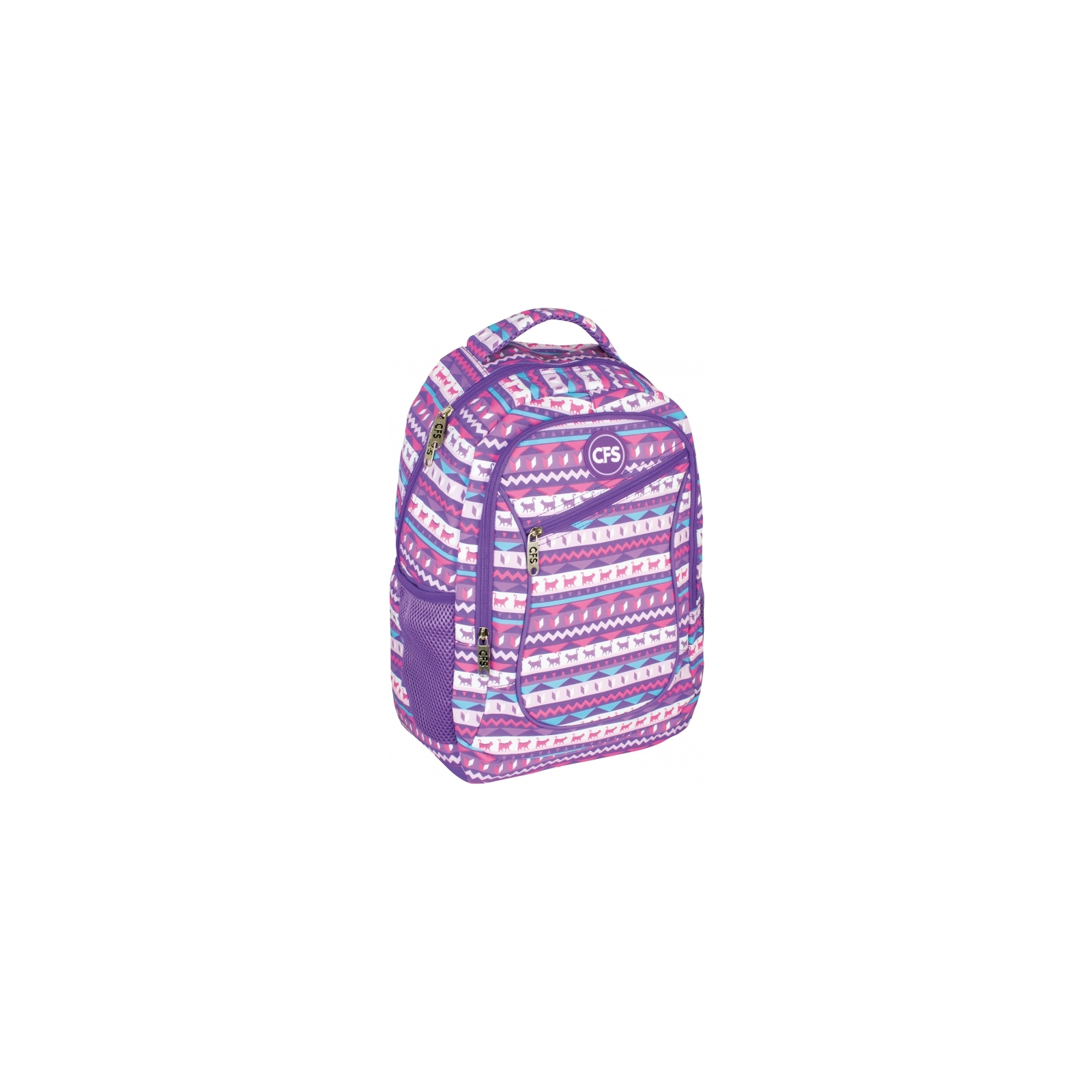 Рюкзак школьный Cool For School 42х28х13 см 15 л Фиолетовый (CF86479)