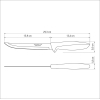 Кухонный нож Tramontina Plenus Light Grey 152 мм (23441/136) изображение 3