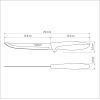 Кухонний ніж Tramontina Plenus Light Grey 152 мм (23441/136) зображення 3
