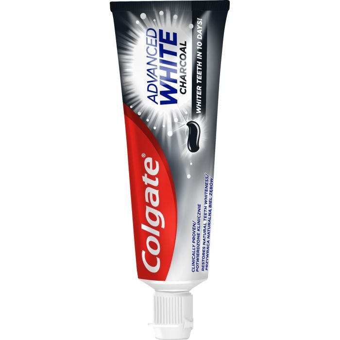 Зубная паста Colgate Advanced White Charcoal Отбеливающая с углем 75 мл (8718951253827) изображение 2