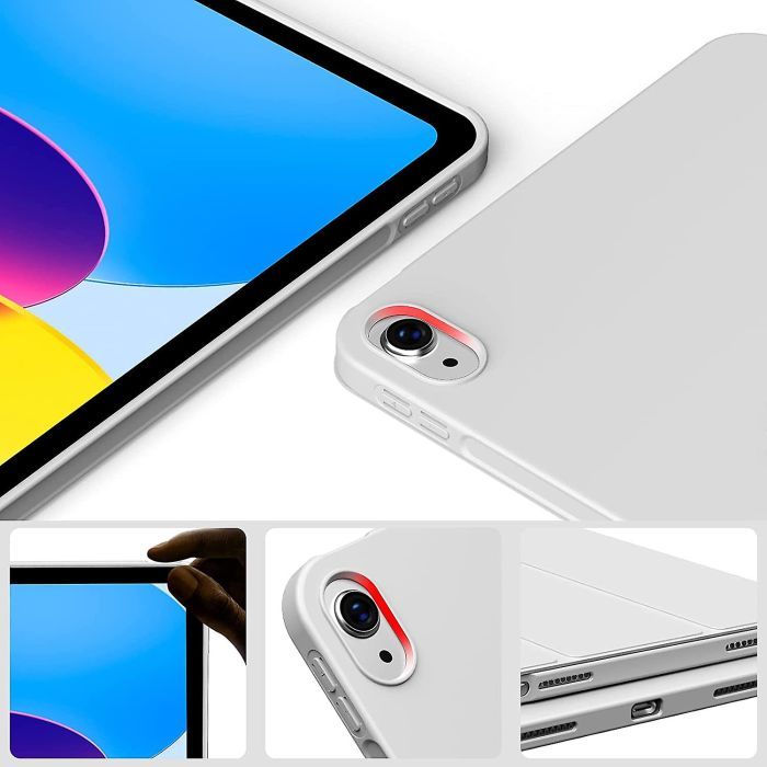 Чохол до планшета BeCover Tri Fold Soft TPU mount Apple Pencil Apple iPad 10.9" 2022/24/11" 2025 Black (708459) зображення 3