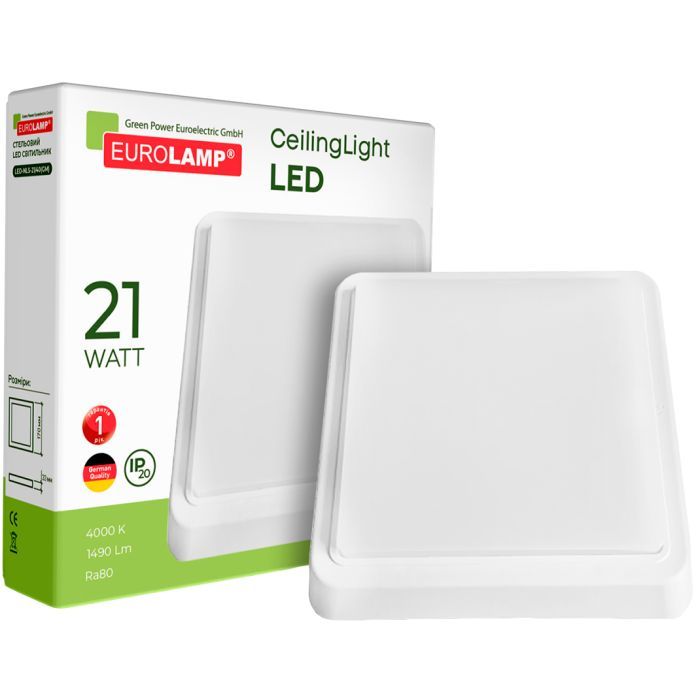 Світильник Eurolamp GM 21W 4000K (LED-NLS-21/40(GM)) зображення 2