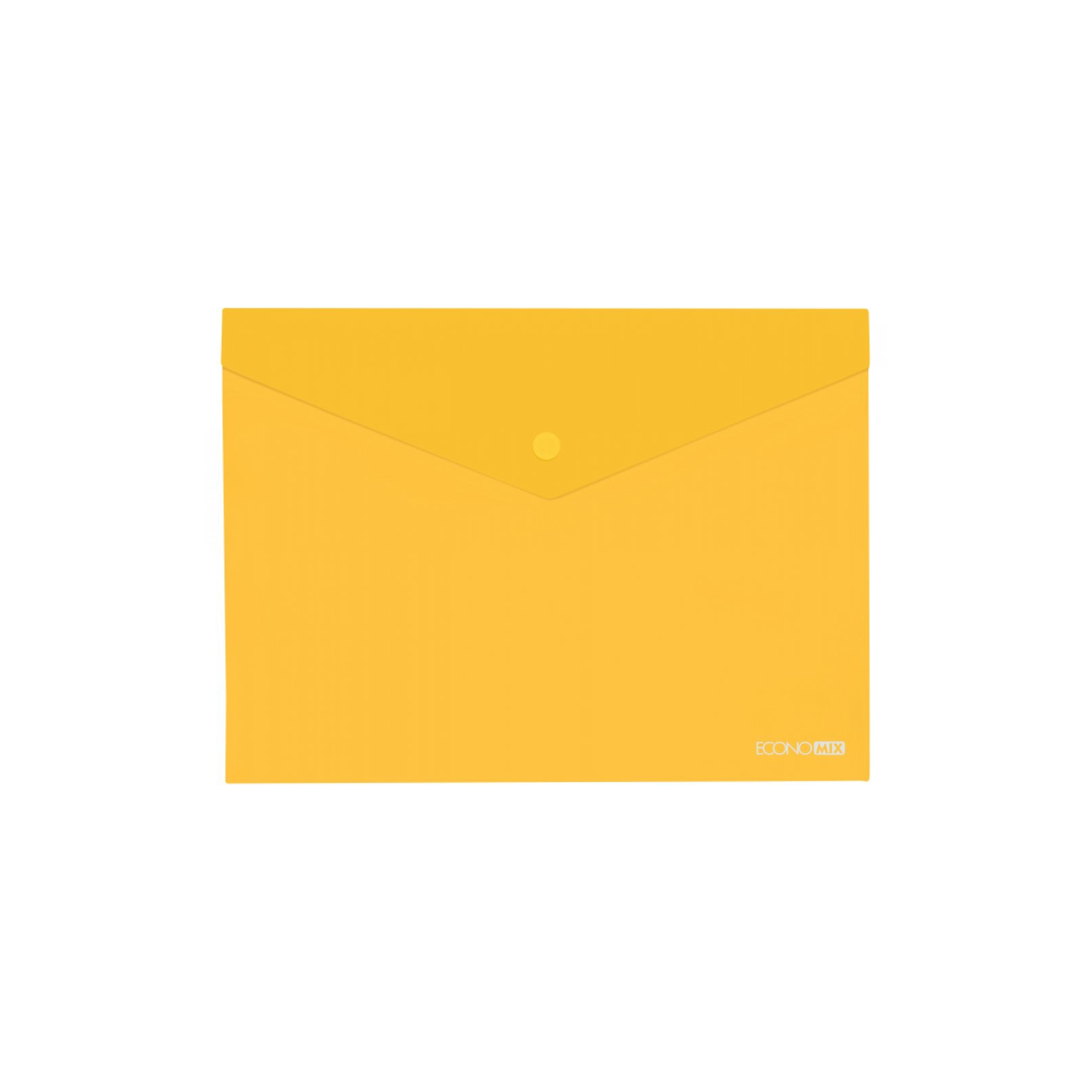 Папка - конверт Economix В5 180 мкм прозрачная, фактура "глянец", желтая (E31302-05)
