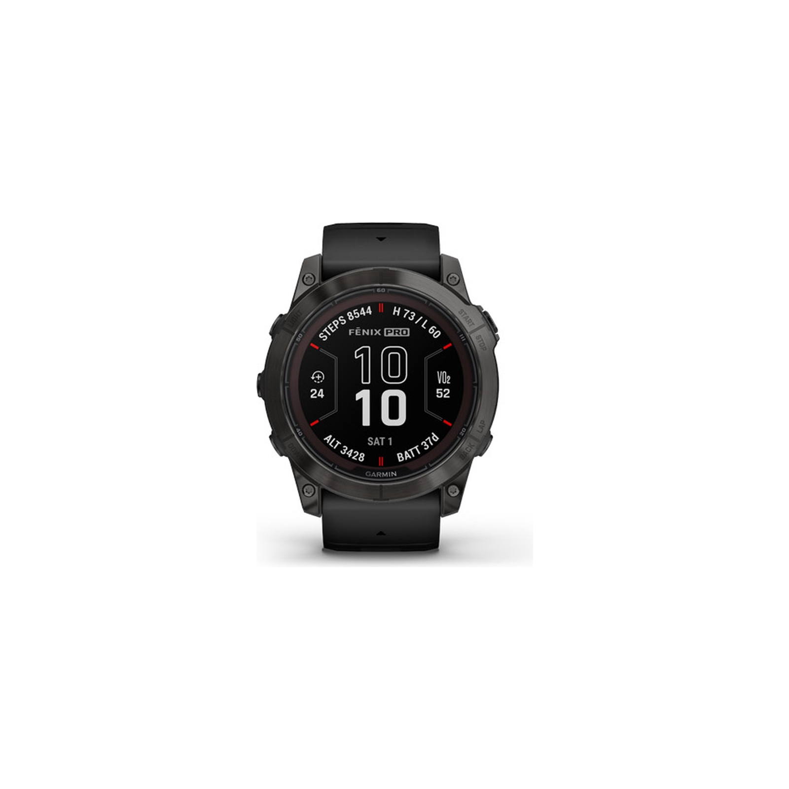 Смарт-часы Garmin fenix 7X Pro Saph Solar, Carbon Gray Ti w/Black Band, GPS (010-02778-11) изображение 2