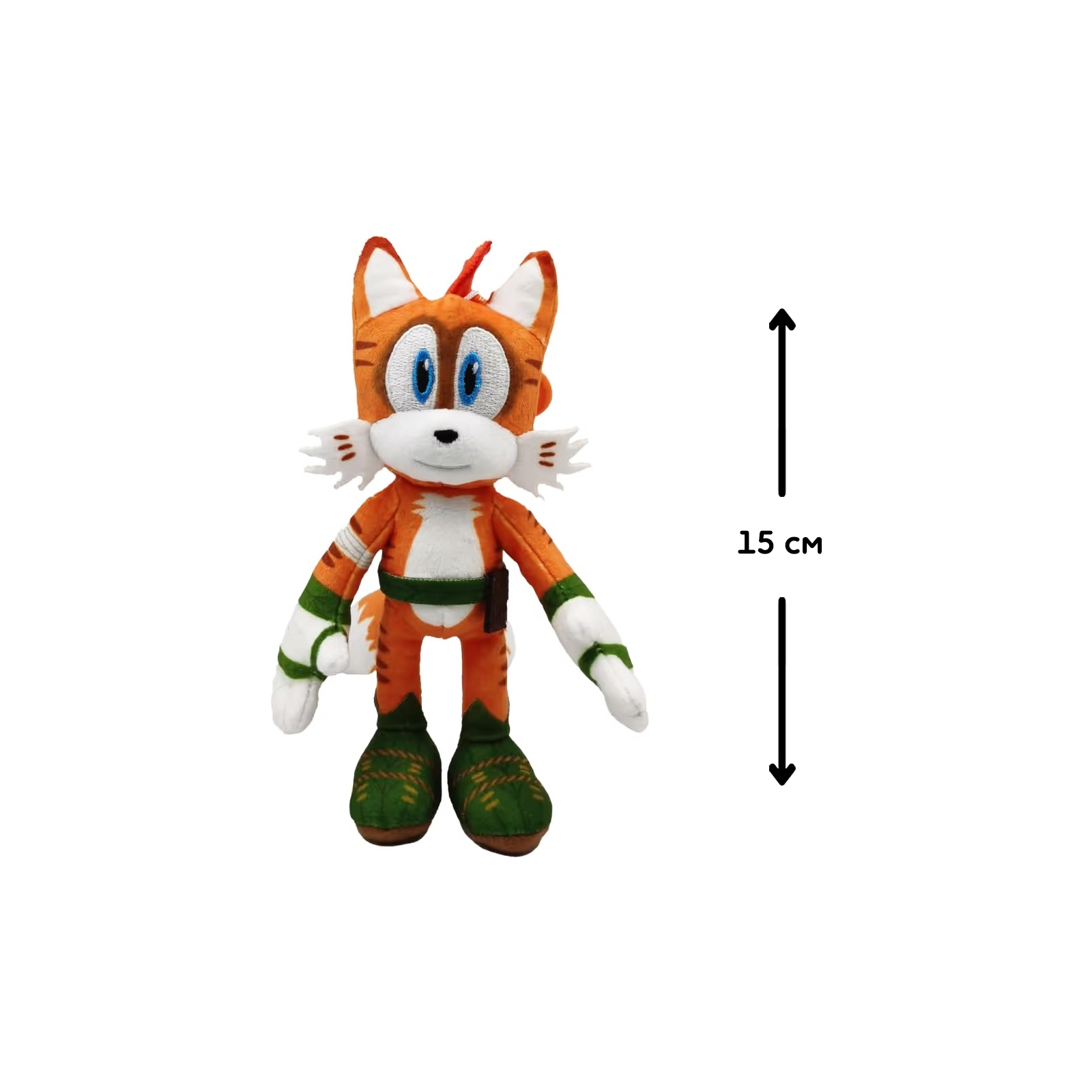 М'яка іграшка Sonic Prime на кліпсі – Тейлз 15 см (SON7004C) зображення 2