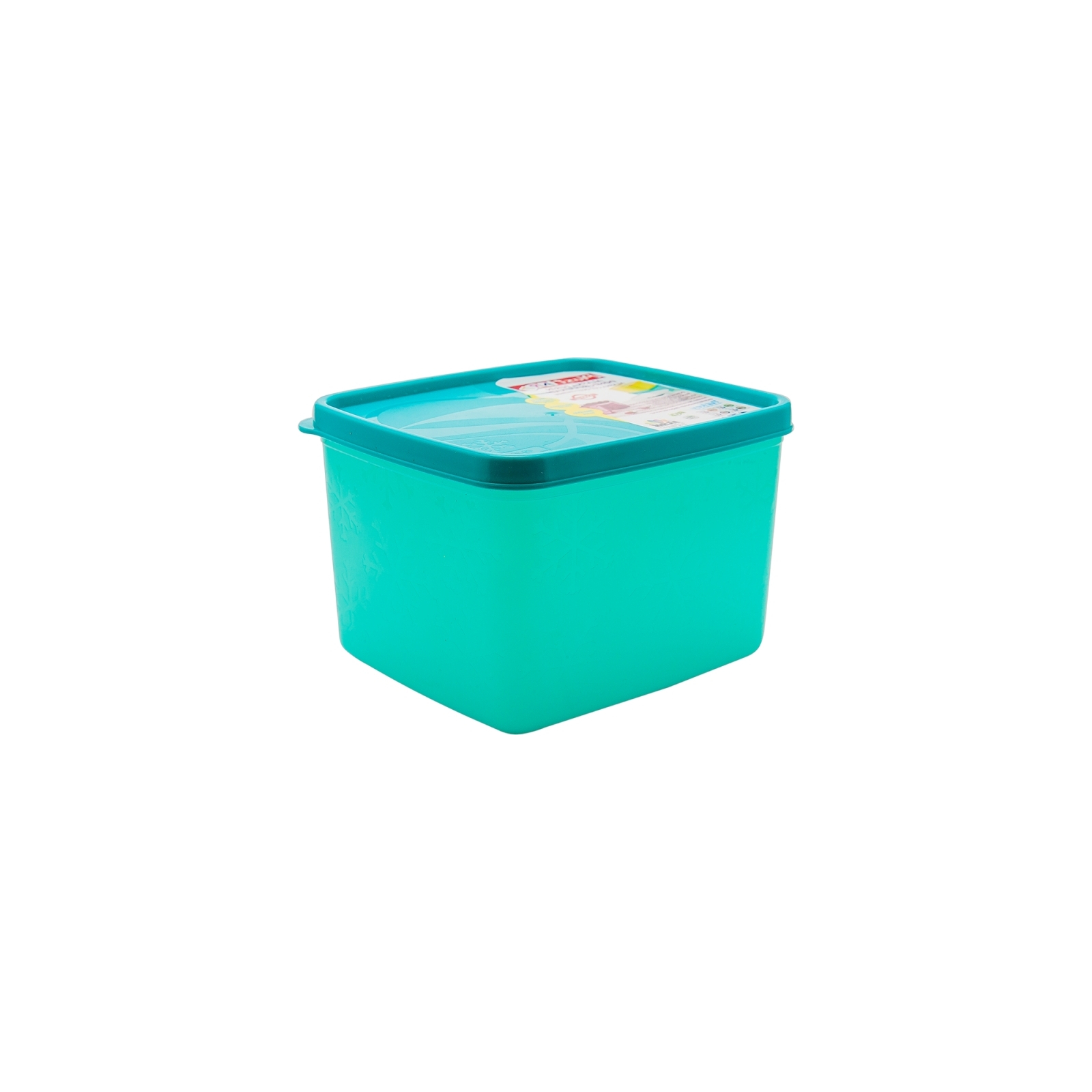Пищевой контейнер Irak Plastik Alaska квадратний 0,65 л фіолетовий (5506)