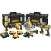Набор электроинструментов DeWALT 6 од., 3*5Ah, 2 кейси TOUGH SYSTEM (DCK623P3) изображение 4
