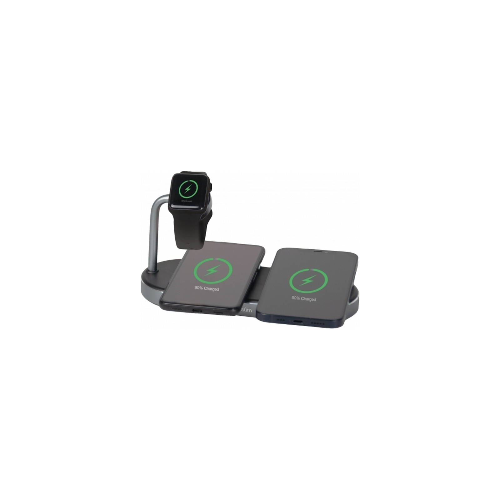 Зарядний пристрій Verbatim 3in1 Apple Watch and Dual iPhone Charging Stand (49557) зображення 2