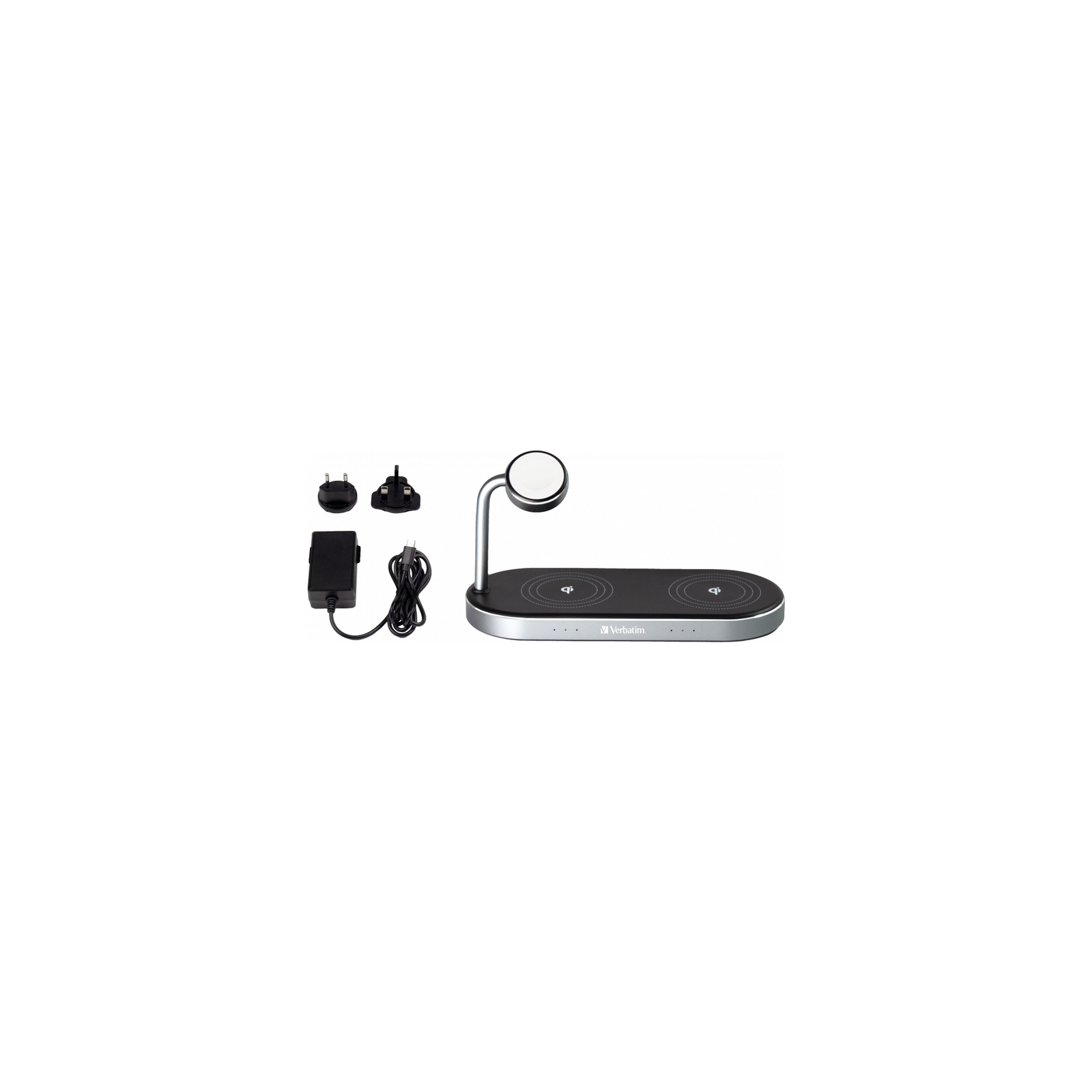 Зарядний пристрій Verbatim 3in1 Apple Watch and Dual iPhone Charging Stand (49557) зображення 6