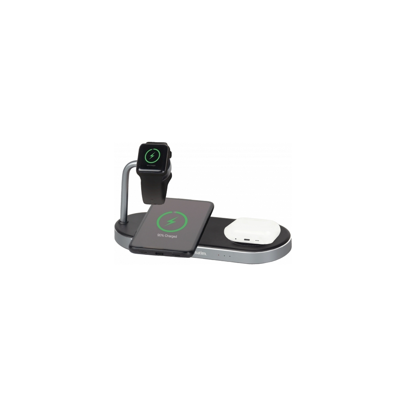 Зарядний пристрій Verbatim 3in1 Apple Watch and Dual iPhone Charging Stand (49557)