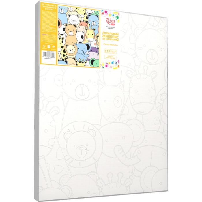 Картина по номерам Rosa Start Funny Animals 35 х 45 см (4823098538493) изображение 2