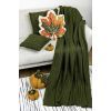 Плед Прованс Happy Fall Kosa Оливковий 130х170 см (4823093446908) зображення 5