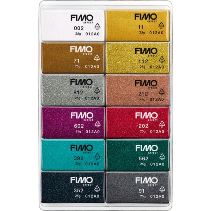 Пластика Fimo Effect Sparkle Colours 12 цветов х 25 г (4007817096543) изображение 2