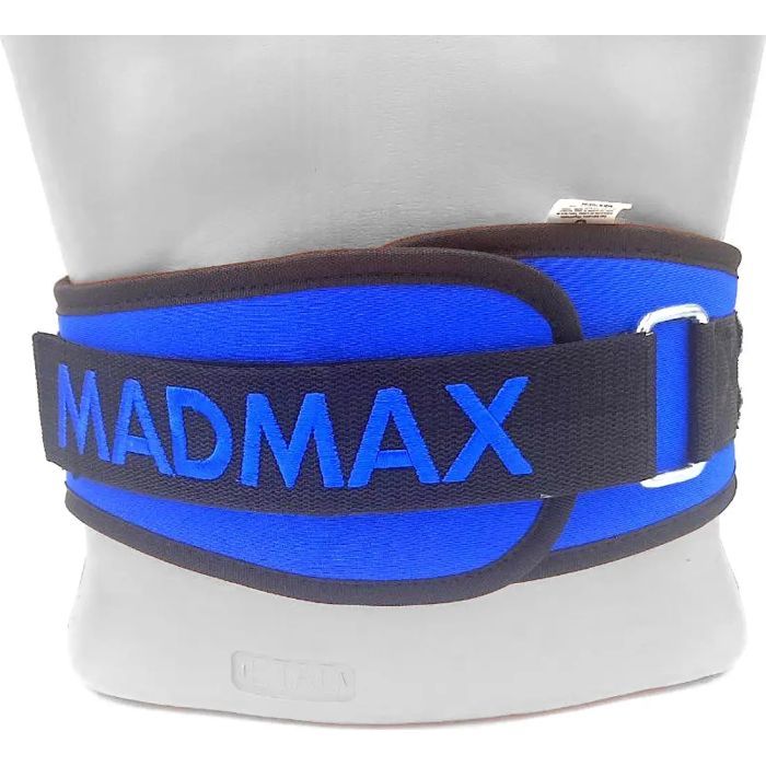 Атлетичний пояс MadMax MFB-421 Simply the Best неопреновий Blue XXL (MFB-421-BLU_XXL) зображення 10
