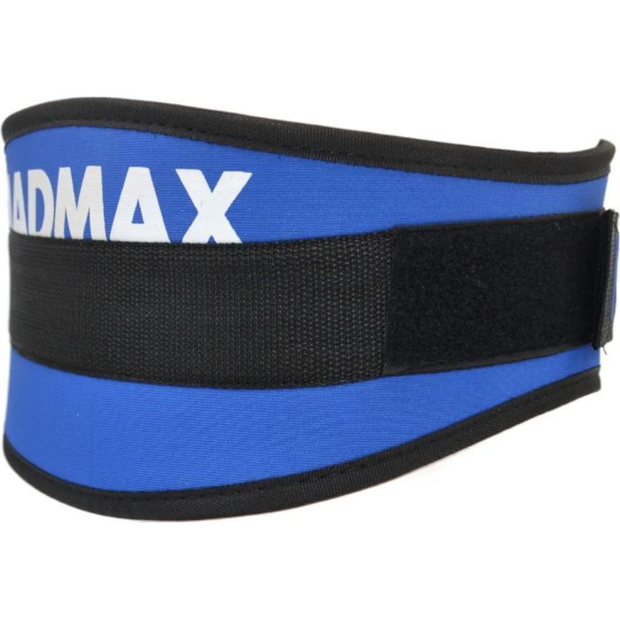 Атлетичний пояс MadMax MFB-421 Simply the Best неопреновий Blue XXL (MFB-421-BLU_XXL) зображення 3