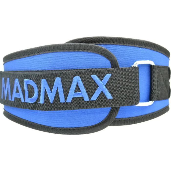 Атлетичний пояс MadMax MFB-421 Simply the Best неопреновий Blue XXL (MFB-421-BLU_XXL) зображення 4