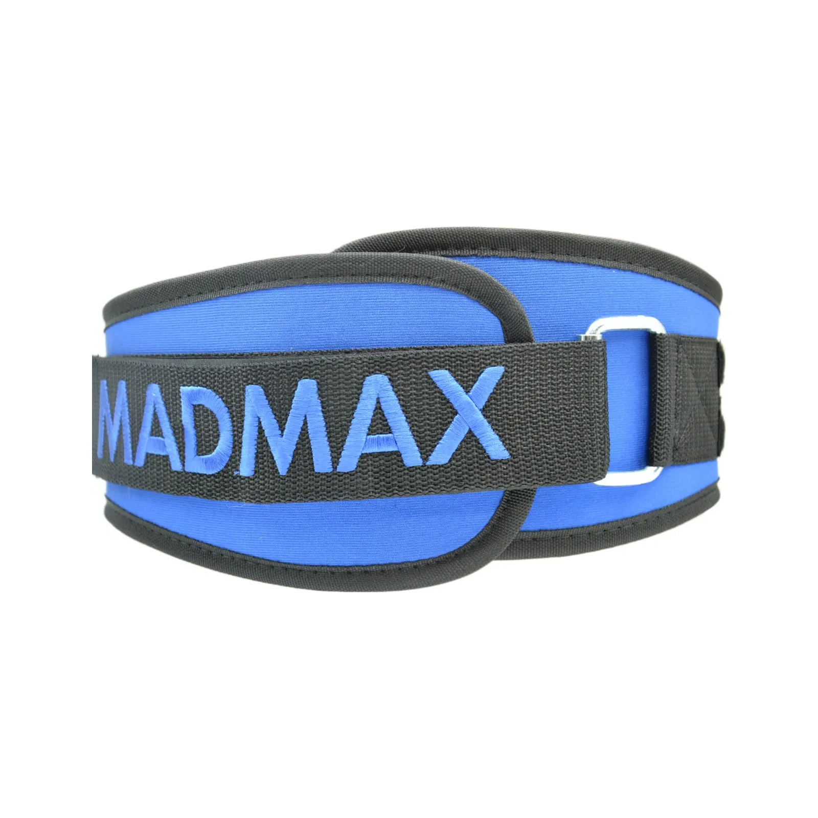 Атлетичний пояс MadMax MFB-421 Simply the Best неопреновий Blue XXL (MFB-421-BLU_XXL) зображення 4