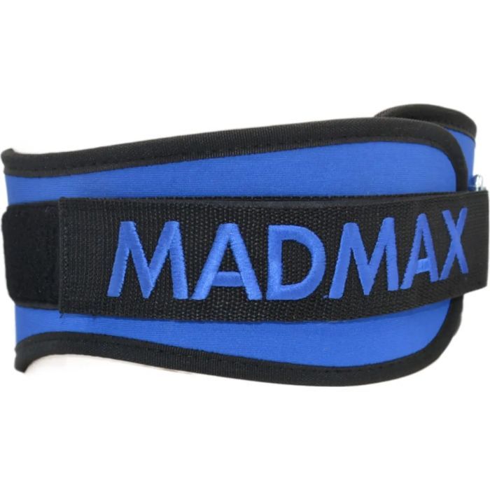 Атлетичний пояс MadMax MFB-421 Simply the Best неопреновий Blue XXL (MFB-421-BLU_XXL) зображення 6