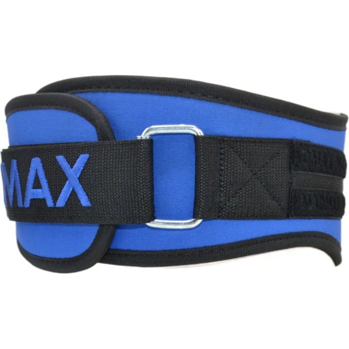 Атлетичний пояс MadMax MFB-421 Simply the Best неопреновий Blue XXL (MFB-421-BLU_XXL) зображення 7