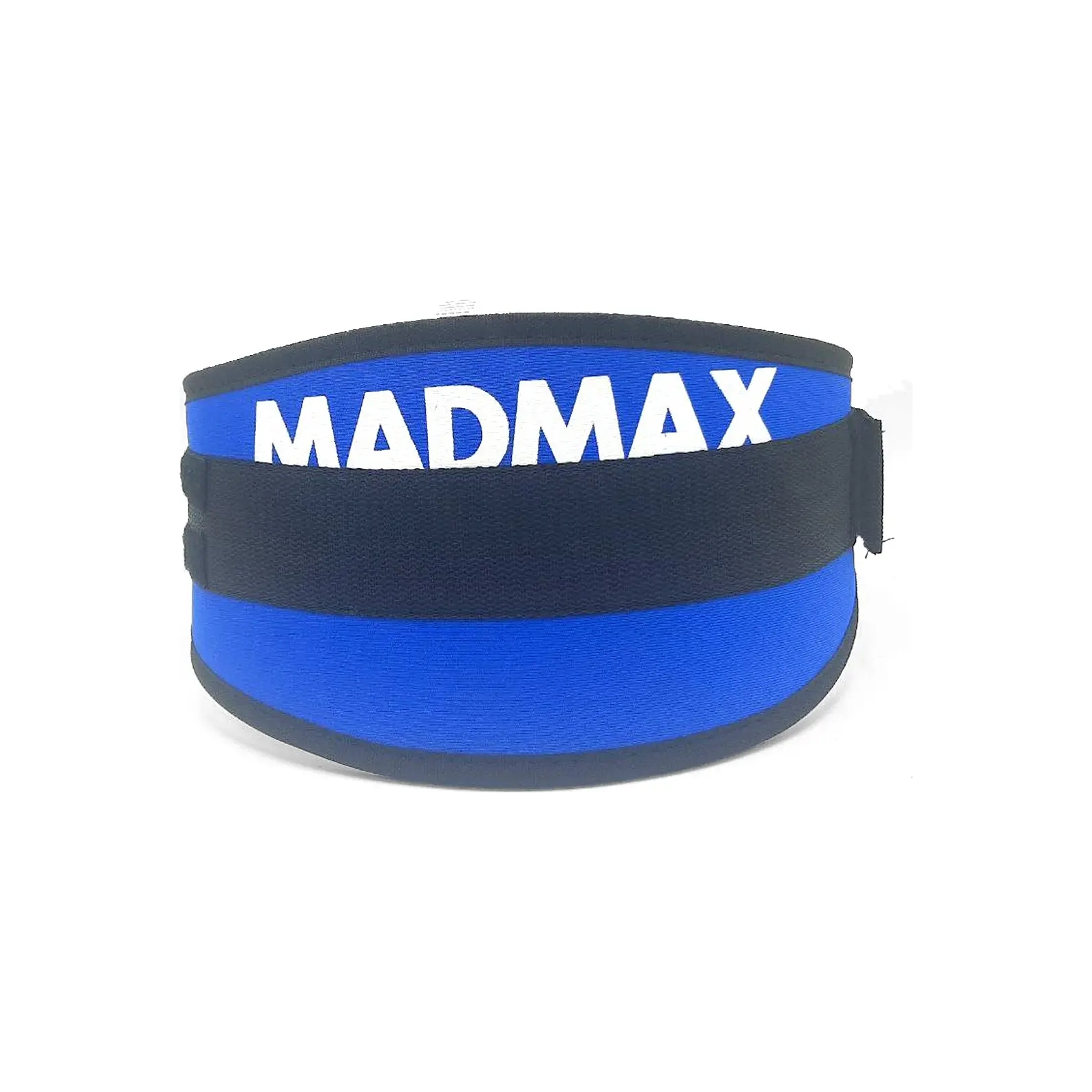 Атлетический пояс MadMax MFB-421 Simply the Best неопреновий Blue L (MFB-421-BLU_L) изображение 8