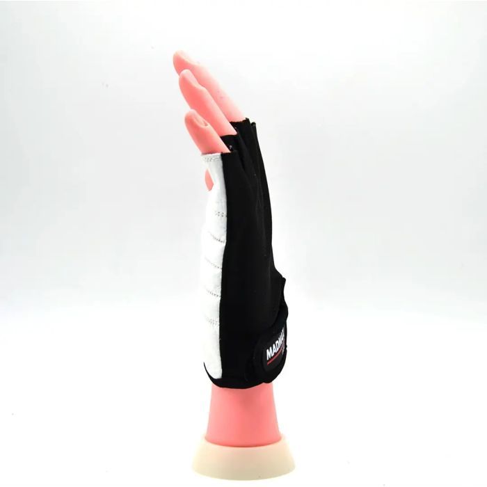 Рукавички для фітнесу MadMax MFG-250 Basic Whihe XL (MFG-250_XL) зображення 9