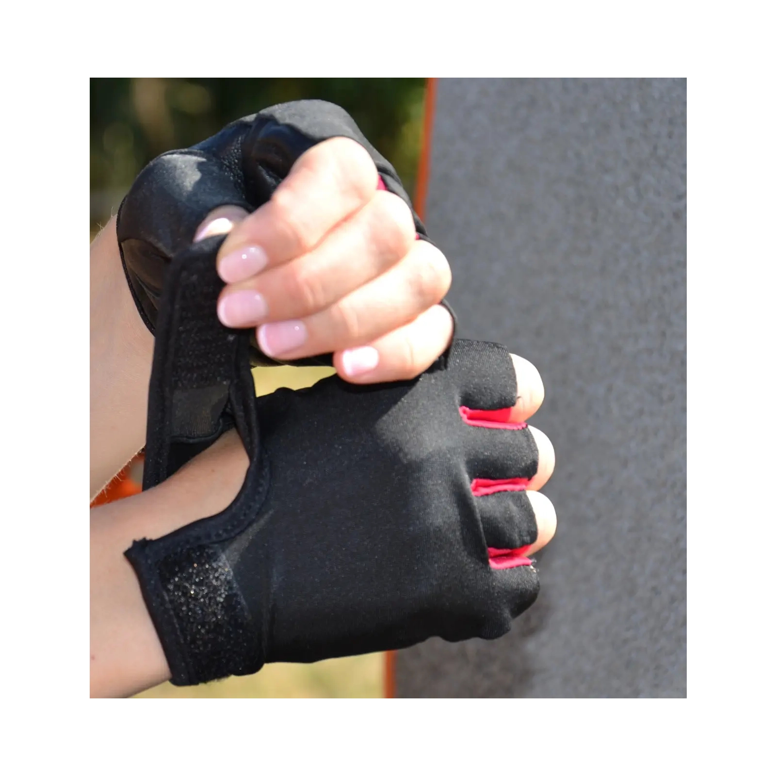 Перчатки для фитнеса MadMax MFG-251 Rainbow Pink S (MFG-251-PNK_S) изображение 10