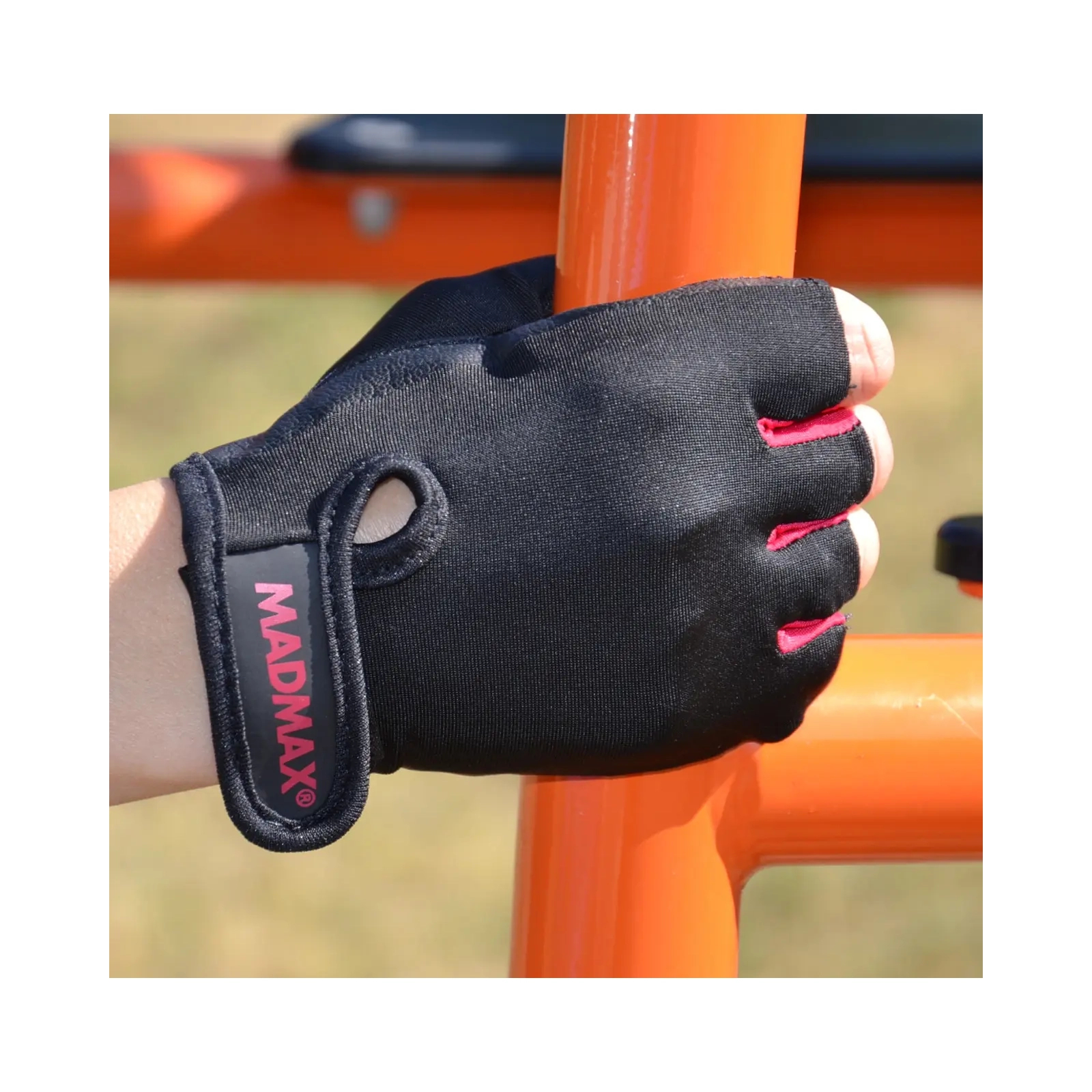 Перчатки для фитнеса MadMax MFG-251 Rainbow Orange L (MFG-251-ORG_L) изображение 8