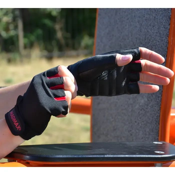 Перчатки для фитнеса MadMax MFG-251 Rainbow Orange M (MFG-251-ORG_M) изображение 9