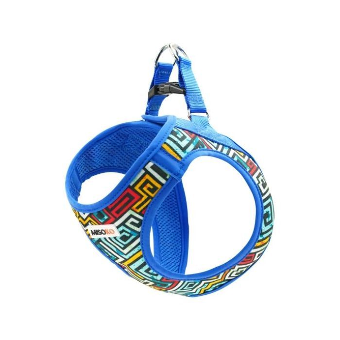 Шлея для собак MISOKO&CO blue-multicolor M (DCAMIS306M-M)