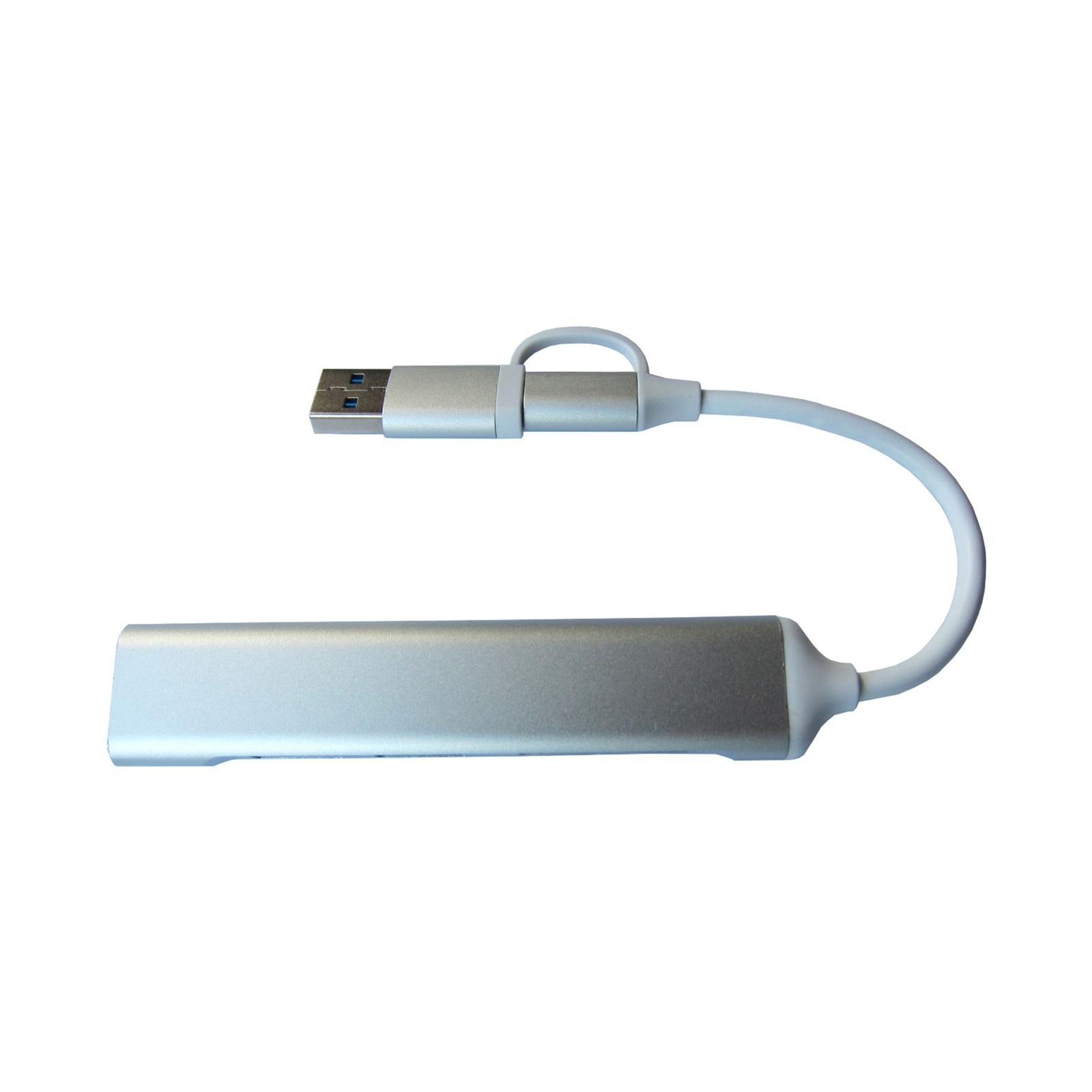 Концентратор Dynamode 5-in-1 USB Type-C/Type-A to 1хUSB3.0, 2xUSB 2.0, card-reader SD/MicroSD (DM-UH-518) зображення 2
