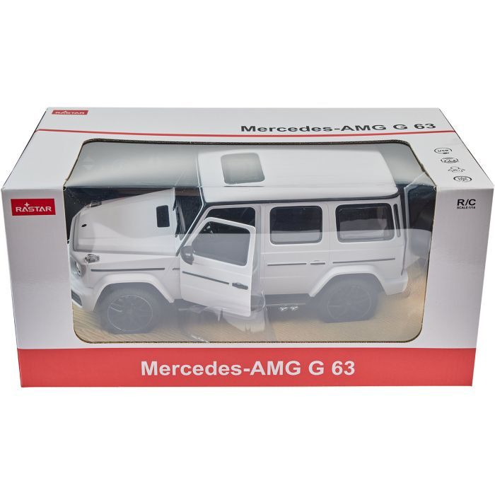 Радиоуправляемая игрушка Rastar Mercedes-Benz G63 AMG 1:14 белый (95760 white) изображение 11