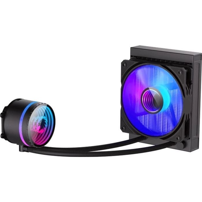 Система жидкостного охлаждения Gamemax Iceburg 120 Black infinity изображение 2