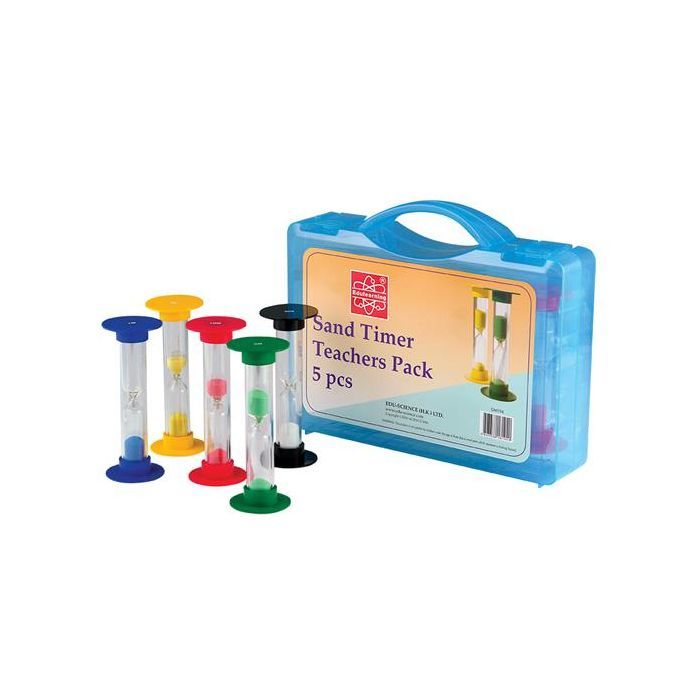 Набір для експериментів EDU-Toys Набір пісочних годинників для вчителя 5 шт (GM194)