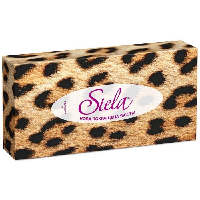 Салфетки косметические Siela Leo 2 слоя 80 шт. (4820204405434)