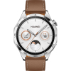 Смарт-годинник Huawei WATCH GT 4 46mm Classic Brown Leather (55020BGW) зображення 2