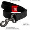 Повідець для собак WAUDOG Waterproof S Ш 15 мм Д 122 см чорний (27311) зображення 3