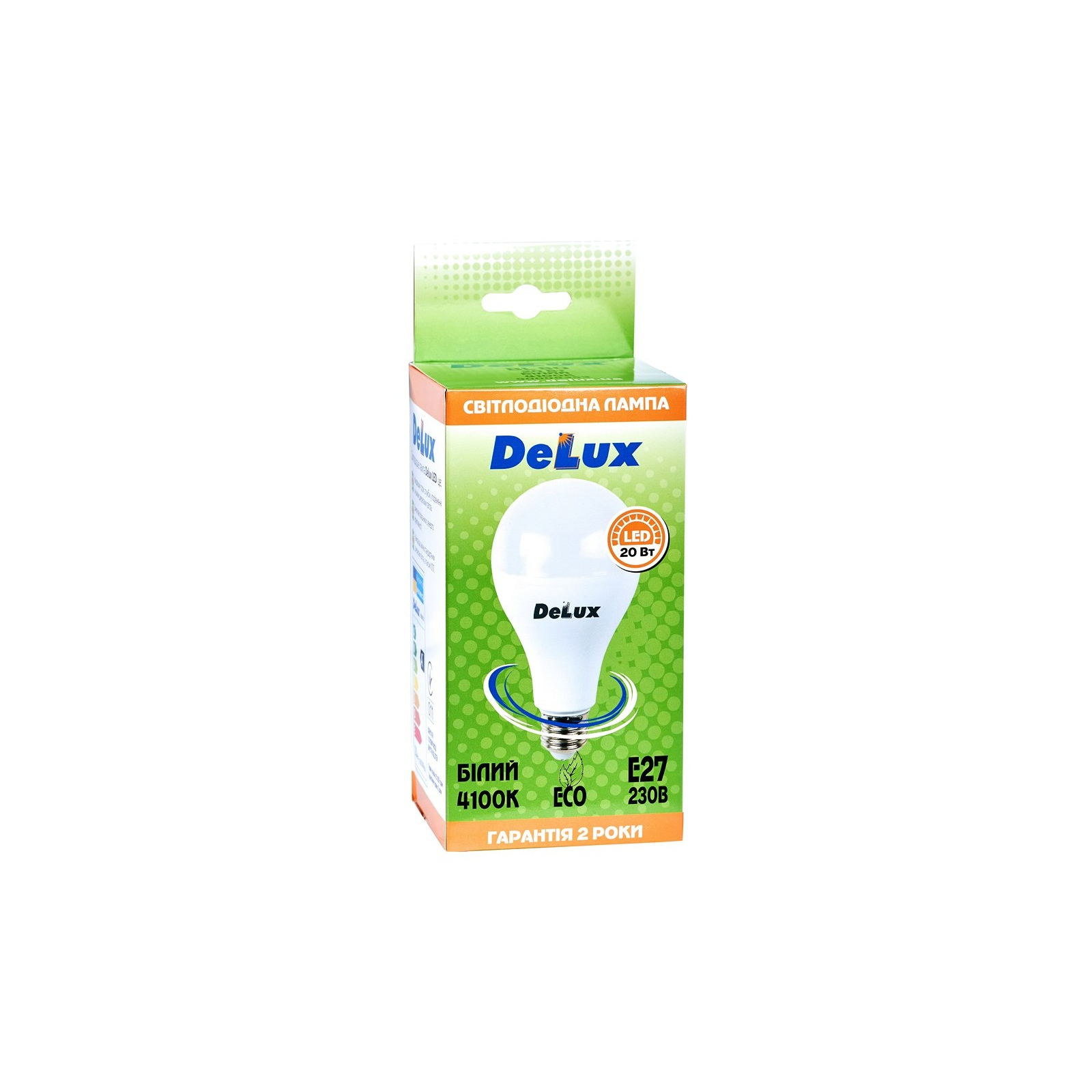 Лампочка Delux BL 80 20 Вт 4100K (90020553) изображение 2
