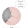 Тарілка дитяча MinikOiOi Puzzle секційна Pinky Pink / Powder Grey (101050058) зображення 2