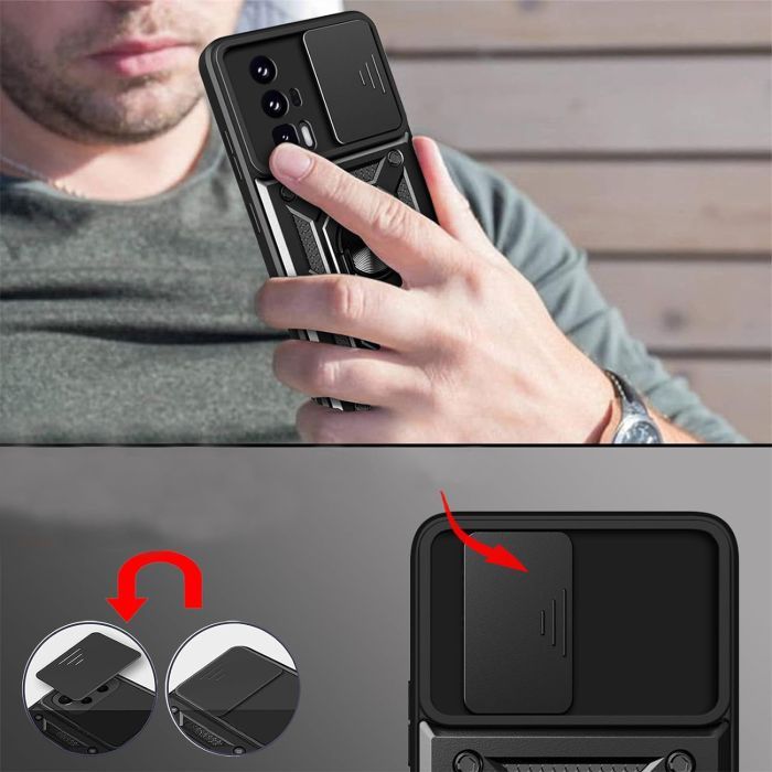 Чохол до мобільного телефона BeCover Military Poco F5 Pro Black (709997) зображення 5