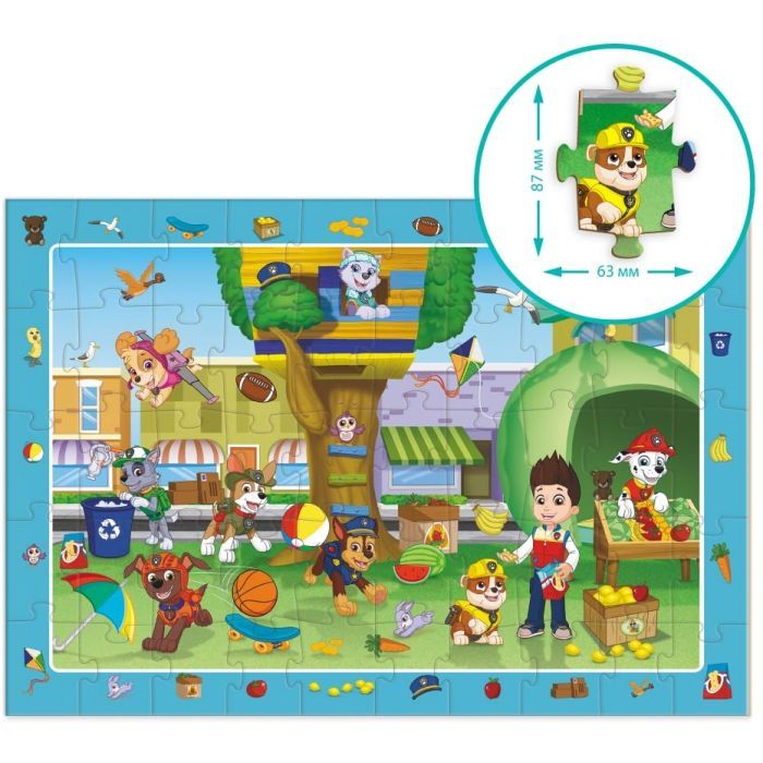 Пазл DoDo обсервационный на 50 элементов Paw Patrol. Летние развлечения (200464) изображение 4