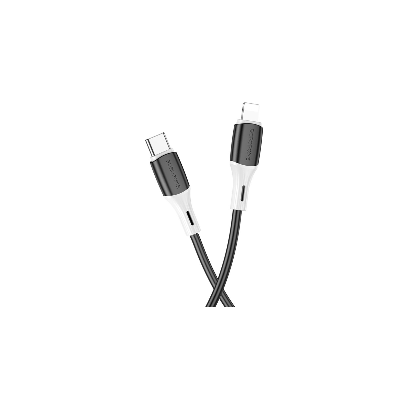 Дата кабель USB-C to Lightning 1.0m BX79 3A BOROFONE (BX79PDLB) изображение 2