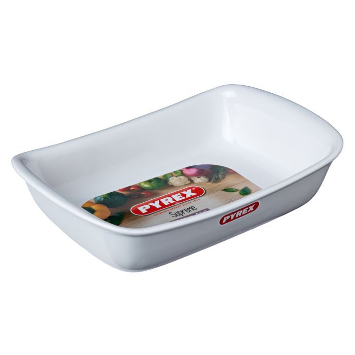 Форма для выпечки Pyrex Supreme white прямокутна 22 х 15 см (SU22RR1/7648) изображение 2
