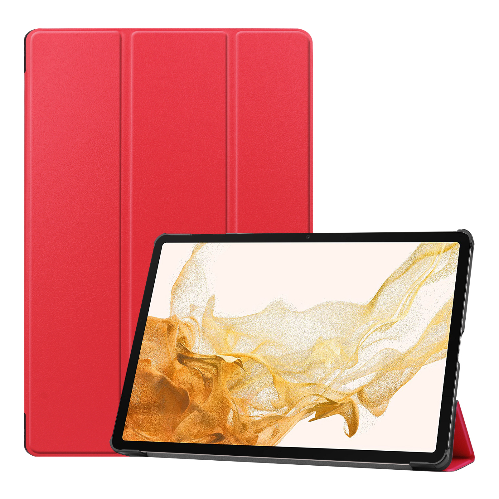Чехол для планшета BeCover Smart Case Samsung Tab S9 Plus (SM-X810/SM-X816)/S9 FE Plus (SM-X610/SM-X616) 12.4" Red Wine (710372) изображение 2