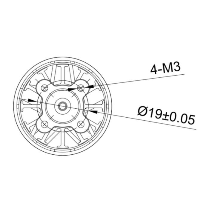 Двигатель для дрона Hobbyporter 3115 640KV (HP3115-KV640) изображение 6