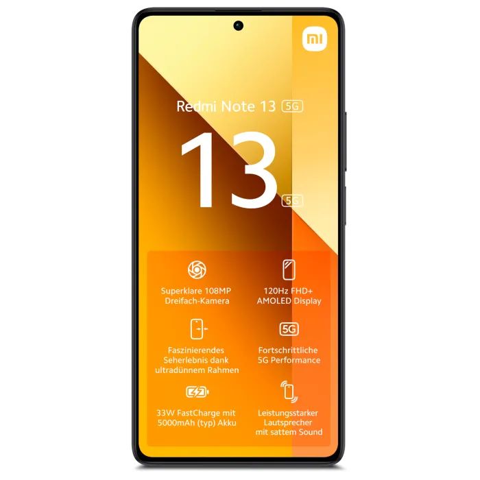 Мобільний телефон Xiaomi Redmi Note 13 5G 8/256GB Graphite Black (1020561) зображення 2